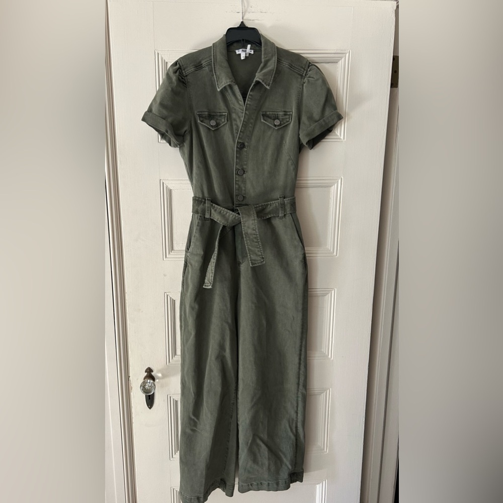 Paige Anessa Green Jumpsuit